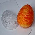 Форма для мыла Яйцо фактура роз